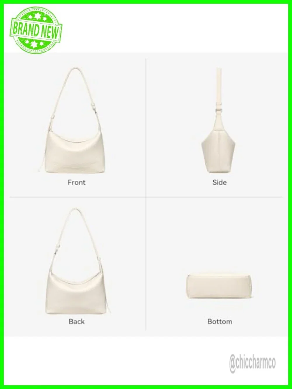 Faux Suede Pebbled Vegan Leather Hobo Crossbody Bag Adjustable Strap